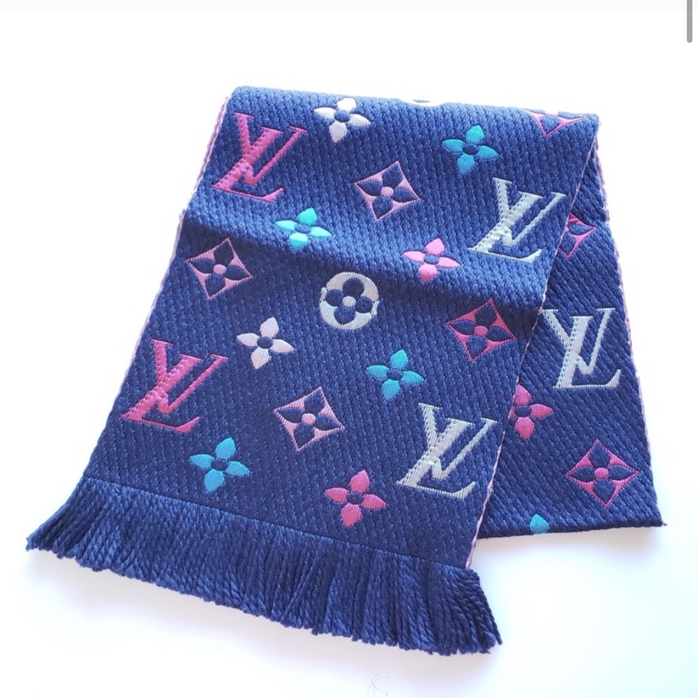 Sold❣️LV logo mania rainbow scarf 🌈 - Picture 2 of 8